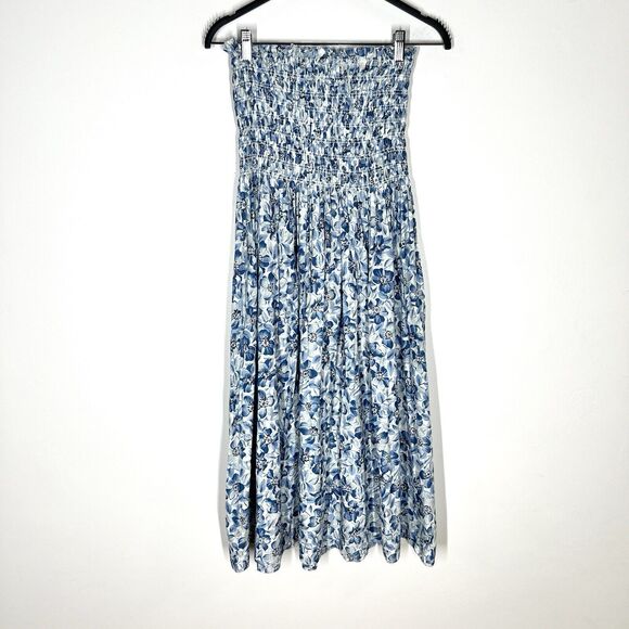 The Great. SET Sz 0 / XS Light Sky Pressed Floral The Knoll Skirt & Wren Top - Picture 11 of 16